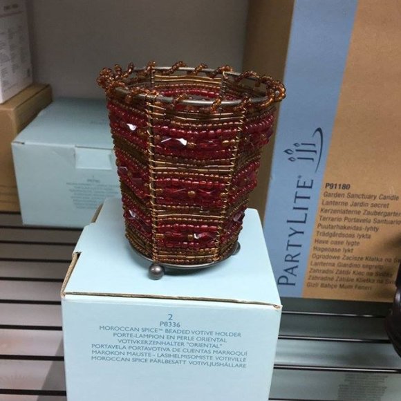 PartyLite Moroccan Spice Votive Holders - Set of 2 - Picture 2 of 2